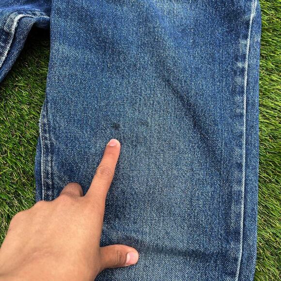 Vintage wash 90s Lee straight leg blue jeans - Picture 5 of 8